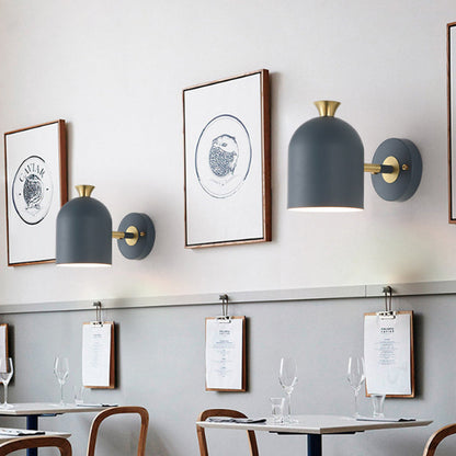 Vivolux | Kop Shade Eetkamer Wandlamp Metaal 1 Gloeilamp Nordische Stil Wandlampe mit Macaron Farbe