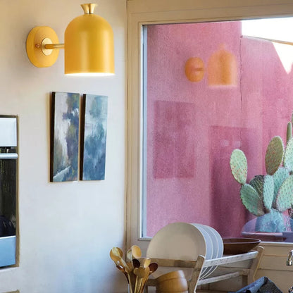 Vivolux | Kop Shade Eetkamer Wandlamp Metaal 1 Gloeilamp Nordische Stil Wandlampe mit Macaron Farbe