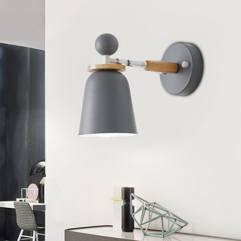 Vivolux | Baby Schlafzimmer Glocke Wand Licht Metall Einzelleuchte Macaron Loft Unterton Wandlampe