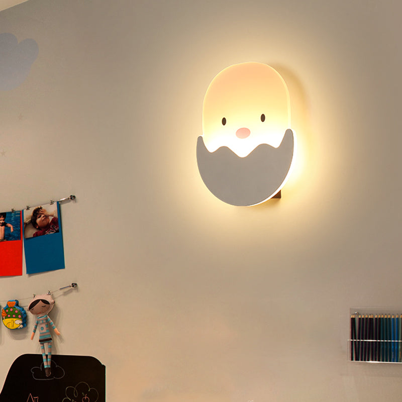 Vivolux | Witte Geplekte Kriel Muurverlichting Schattige Acryl Wandlamp voor Kinder slaapkamer Eetkamer