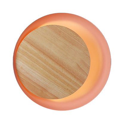 Vivolux | Roze Eclipse View Wandlamp Macaron Loft Hout LED Wandlamp voor Trap Badkamer
