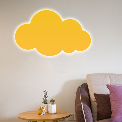 Vivolux | Macaron Stil Wolken Wandleuchte Metall Unterton LED Wandleuchte für Kinderzimmer