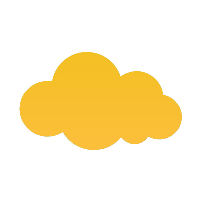 Vivolux | Macaron Stil Wolken Wandleuchte Metall Unterton LED Wandleuchte für Kinderzimmer