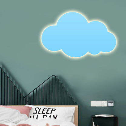 Vivolux | Macaron Stil Wolken Wandleuchte Metall Unterton LED Wandleuchte für Kinderzimmer