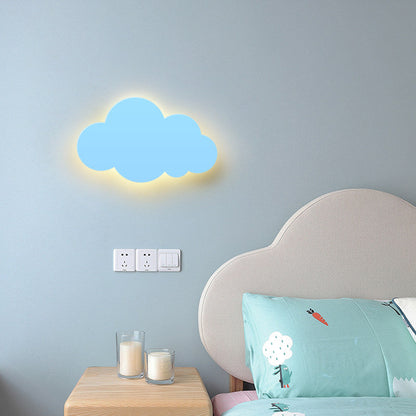 Vivolux | Macaron Stil Wolken Wandleuchte Metall Unterton LED Wandleuchte für Kinderzimmer