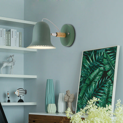 Vivolux | Enkele Licht Bel Wandlamp Rotatable Macaron Loft Metaal Wandlamp voor Kinderkamer