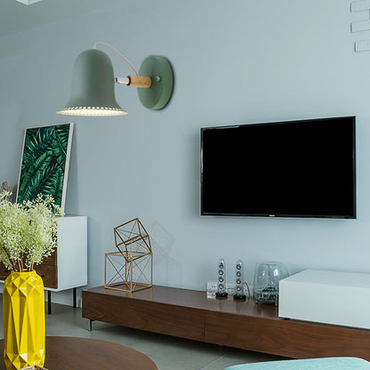 Vivolux | Enkele Licht Bel Wandlamp Rotatable Macaron Loft Metaal Wandlamp voor Kinderkamer