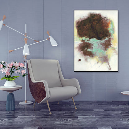 Vivolux | Strukturierte Gemälde Abstrakte Leinwandkunst Jugendstil Wanddekoration für das Wohnzimmer, optionale Größen