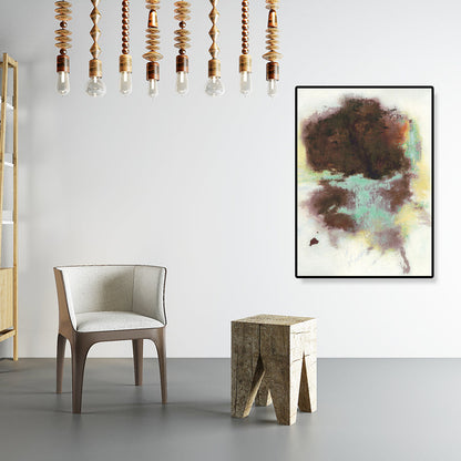 Vivolux | Strukturierte Gemälde Abstrakte Leinwandkunst Jugendstil Wanddekoration für das Wohnzimmer, optionale Größen