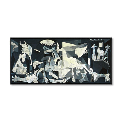 Vivolux | Graue Neuartige Abstrakte Wanddekoration Malerei Kubismus Texturierte Leinwandkunst für das Esszimmer