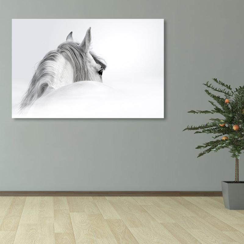 Vivolux | Asiatischer Stil Wildtier Wanddekor Lichfarbig Texturiertes Leinwand Kunst für Wohnzimmer