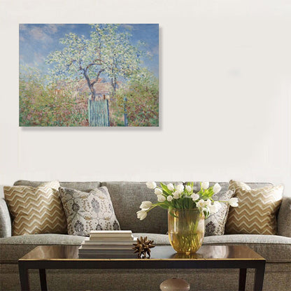 Vivolux | Impressionismus Stil Berglandschaft Eingewickelte Leinwand Jungen Schlafzimmer Malerei Wanddekoration