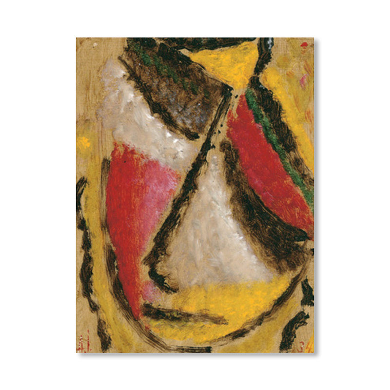 Vivolux | Abstrakter Expressionismus Handdruck Leinwand Kunst Wohnzimmer Wanddekoration in Pastellfarbe