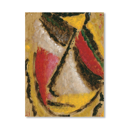 Vivolux | Abstrakter Expressionismus Handdruck Leinwand Kunst Wohnzimmer Wanddekoration in Pastellfarbe