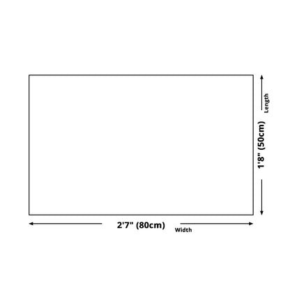 Vivolux | Impressionistische neblige kahle Bäume Malerei Blaue Landschaft Leinwand Wandkunst, mehrere Größen