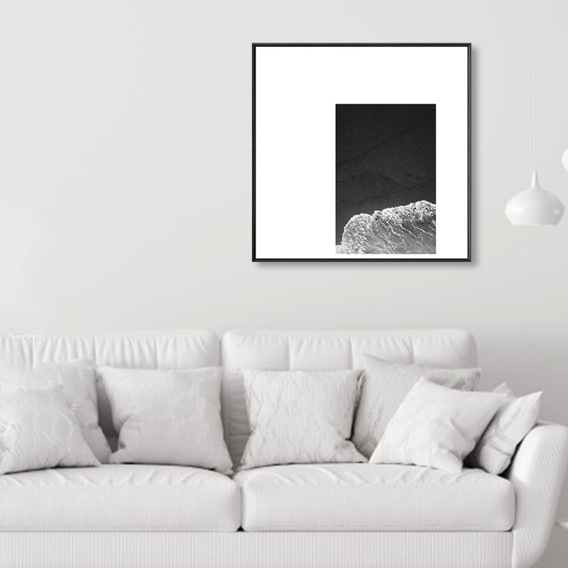 Vivolux | Dunkle Retro Wandkunst Fotodruck Landschaftsleinwand für das Schlafzimmer, mehrere Größenoptionen