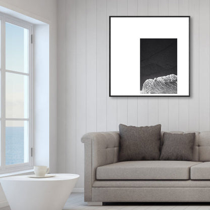 Vivolux | Dunkle Retro Wandkunst Fotodruck Landschaftsleinwand für das Schlafzimmer, mehrere Größenoptionen