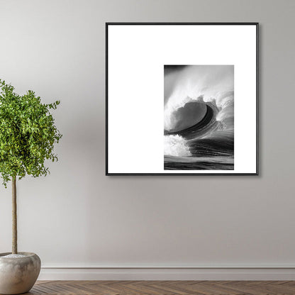 Vivolux | Dunkle Retro Wandkunst Fotodruck Landschaftsleinwand für das Schlafzimmer, mehrere Größenoptionen