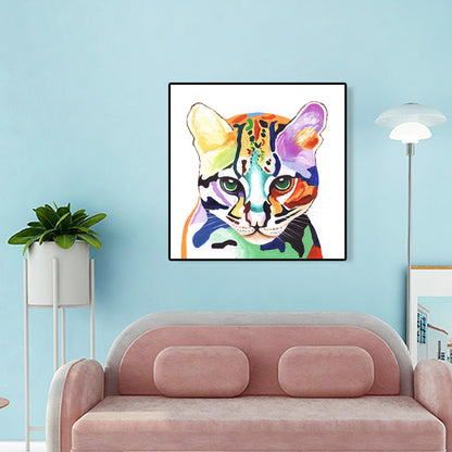 Vivolux | Pop Art Stylisches Tiermuster Wanddeko Helle Farbe Esszimmer Eingewickelte Leinwand