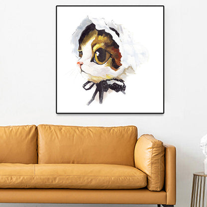 Vivolux | Pop Art Stylisches Tiermuster Wanddeko Helle Farbe Esszimmer Eingewickelte Leinwand