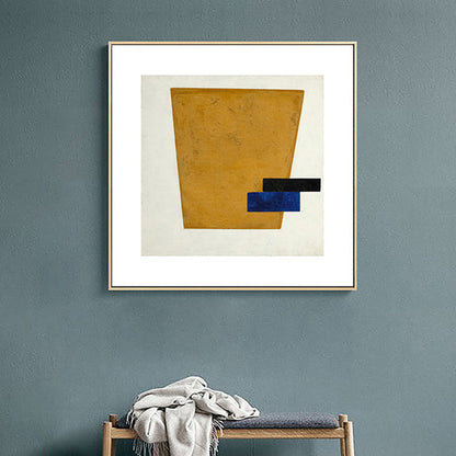 Vivolux | Geometrischer Leinwanddruck Wohnkultur Ölgemälde Wanddekoration in sanften Farben, strukturiert