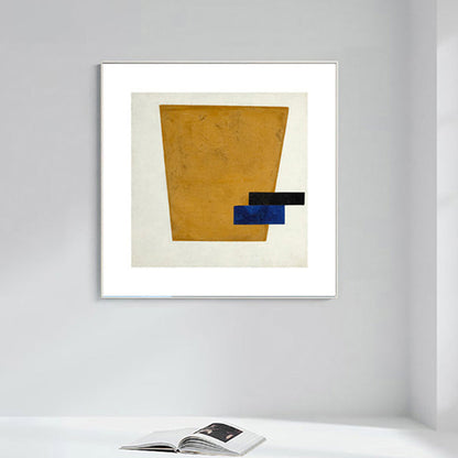 Vivolux | Geometrischer Leinwanddruck Wohnkultur Ölgemälde Wanddekoration in sanften Farben, strukturiert