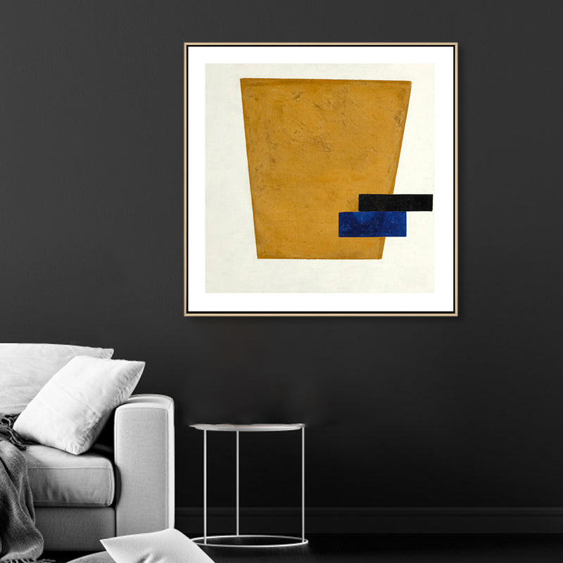 Vivolux | Geometrischer Leinwanddruck Wohnkultur Ölgemälde Wanddekoration in sanften Farben, strukturiert