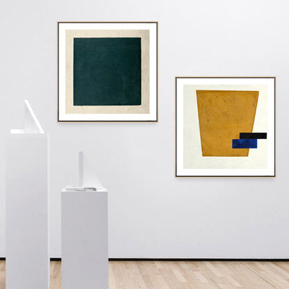 Vivolux | Geometrischer Leinwanddruck Wohnkultur Ölgemälde Wanddekoration in sanften Farben, strukturiert