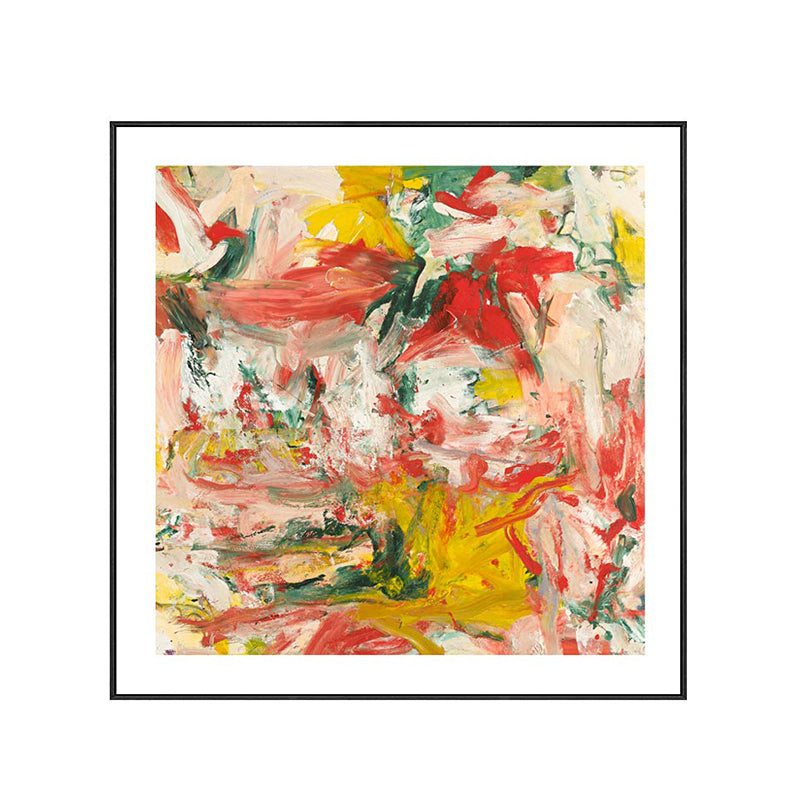 Vivolux | Abstrakte Ölmalerei Eingewickelte Leinwand Moderne Kunst Texturierte Wanddekoration in Sanften Farben für den Raum