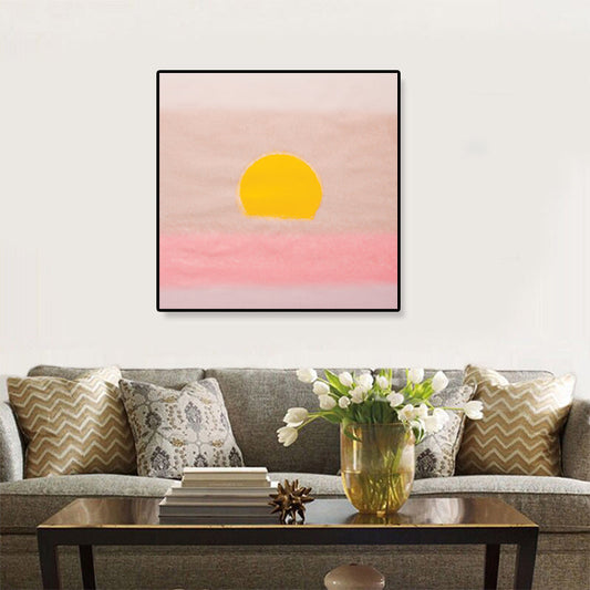 Vivolux | Sunrise Scenery Canvas Print Pop Art Naturphänomene Wanddekoration in hellen Farben