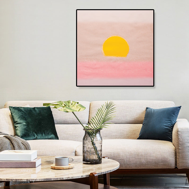 Vivolux | Sunrise Scenery Canvas Print Pop Art Naturphänomene Wanddekoration in hellen Farben