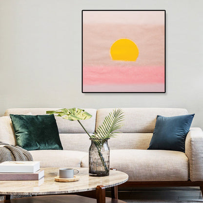 Vivolux | Sunrise Scenery Canvas Print Pop Art Naturphänomene Wanddekoration in hellen Farben
