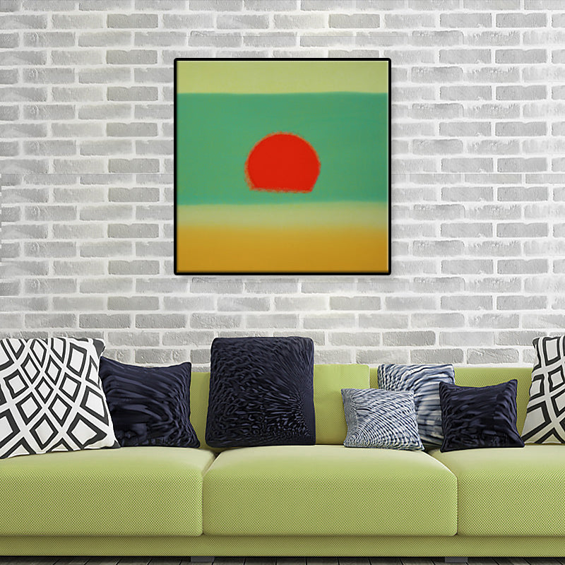 Vivolux | Sunrise Scenery Canvas Print Pop Art Naturphänomene Wanddekoration in hellen Farben