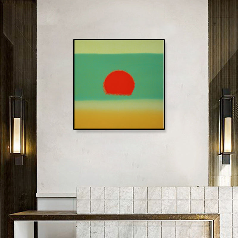 Vivolux | Sunrise Scenery Canvas Print Pop Art Naturphänomene Wanddekoration in hellen Farben