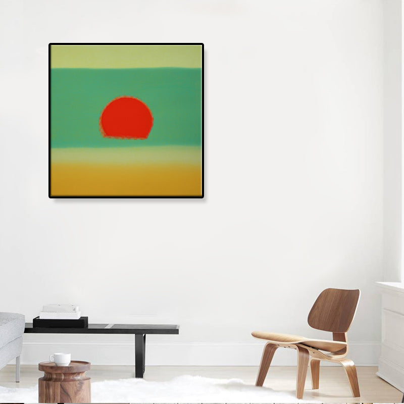 Vivolux | Sunrise Scenery Canvas Print Pop Art Naturphänomene Wanddekoration in hellen Farben