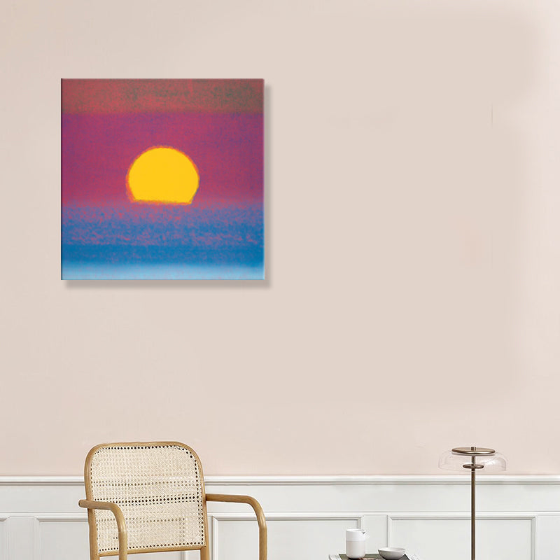 Vivolux | Sunrise Scenery Canvas Print Pop Art Naturphänomene Wanddekoration in hellen Farben