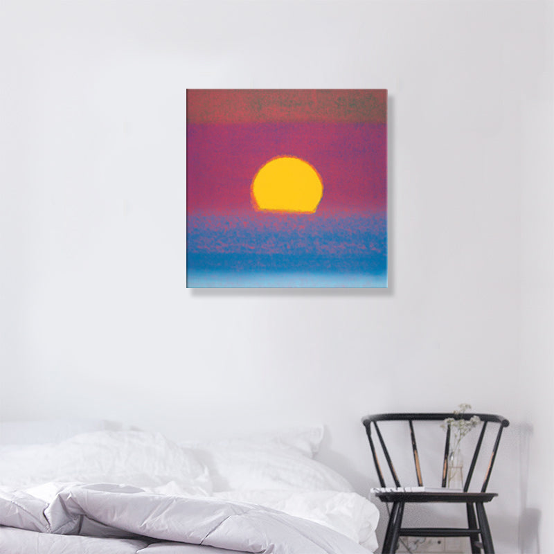 Vivolux | Sunrise Scenery Canvas Print Pop Art Naturphänomene Wanddekoration in hellen Farben