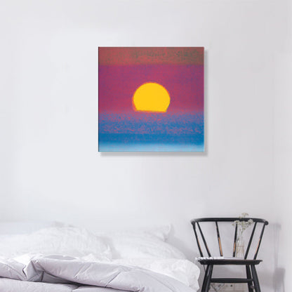 Vivolux | Sunrise Scenery Canvas Print Pop Art Naturphänomene Wanddekoration in hellen Farben