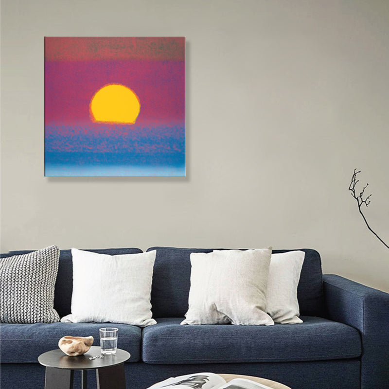 Vivolux | Sunrise Scenery Canvas Print Pop Art Naturphänomene Wanddekoration in hellen Farben