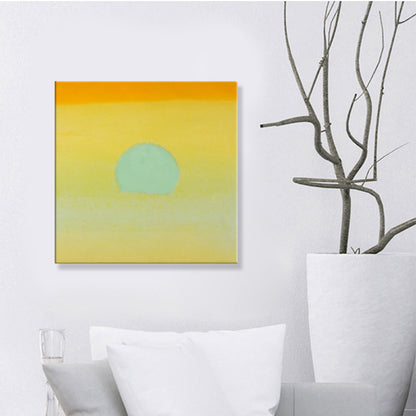 Vivolux | Sunrise Scenery Canvas Print Pop Art Naturphänomene Wanddekoration in hellen Farben