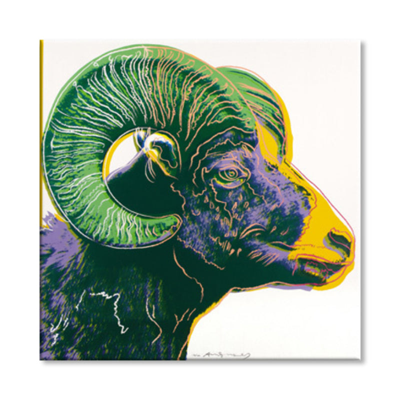 Vivolux | Wildtier-Leinwanddruck Pop Art Stil Texturiertes Esszimmer Gemälde in Pastellfarbe
