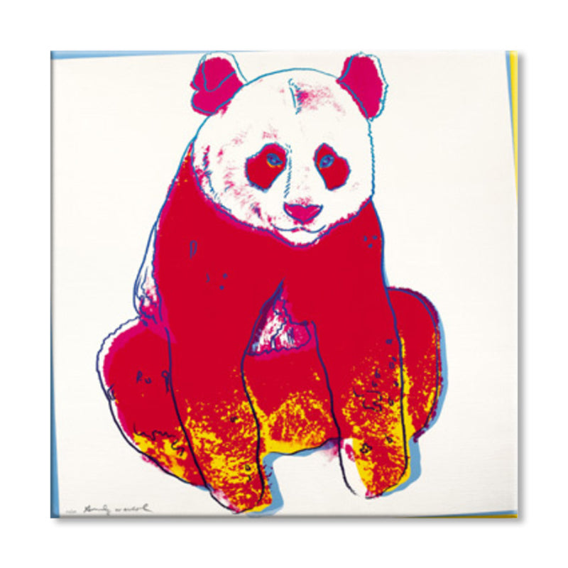 Vivolux | Wildtier-Leinwanddruck Pop Art Stil Texturiertes Esszimmer Gemälde in Pastellfarbe