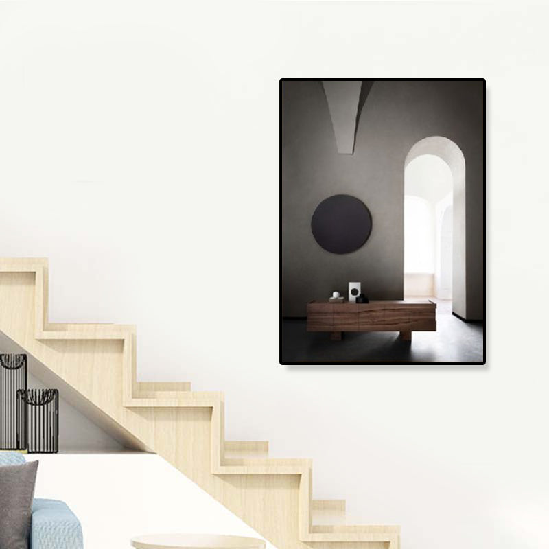 Vivolux | Arched Door Szenen Wandkunst Set Sanfte Farben Moderner Stil Leinwanddruck für das Familienzimmer