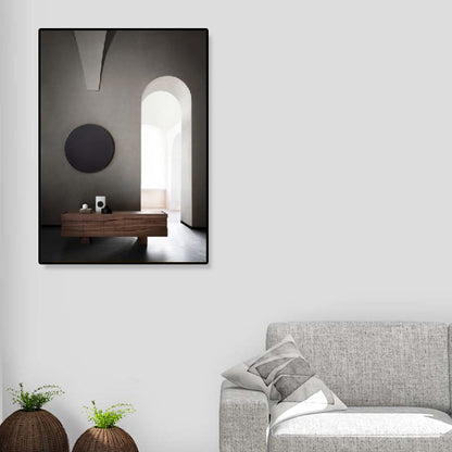 Vivolux | Arched Door Szenen Wandkunst Set Sanfte Farben Moderner Stil Leinwanddruck für das Familienzimmer