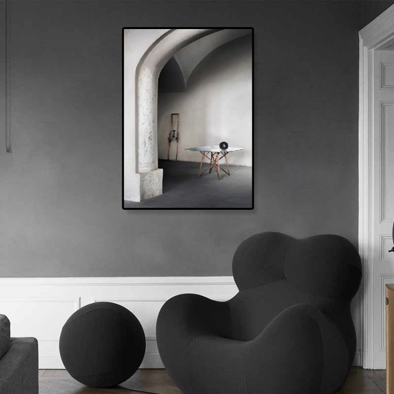 Vivolux | Arched Door Szenen Wandkunst Set Sanfte Farben Moderner Stil Leinwanddruck für das Familienzimmer