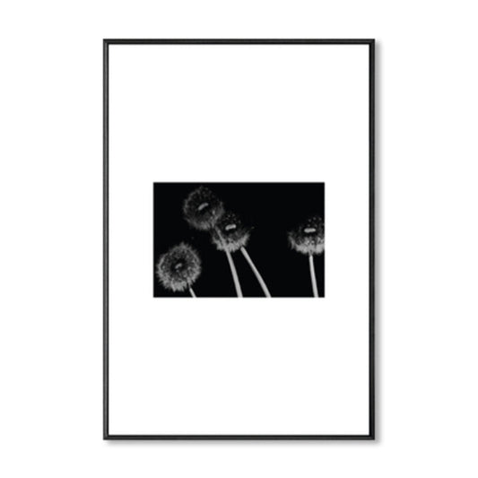 Vivolux | Retro-Stil Foto Botanics Leinwand Dunkel Färbig Texturiertes Wandkunst Druck für Wohnzimmer