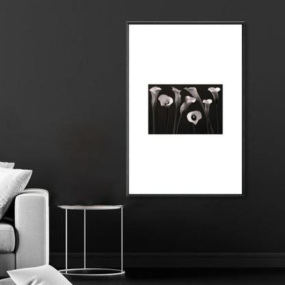 Vivolux | Retro-Stil Foto Botanics Leinwand Dunkel Färbig Texturiertes Wandkunst Druck für Wohnzimmer