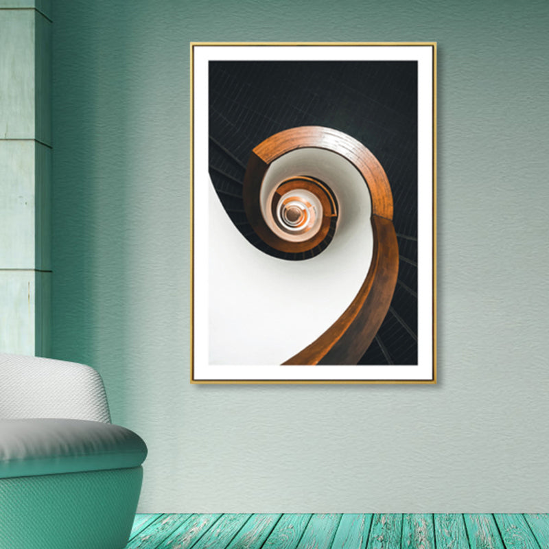 Vivolux | Architektur Innenansicht Leinwandkunst Sanfte Farben zeitgenössische Wanddekoration für Zuhause