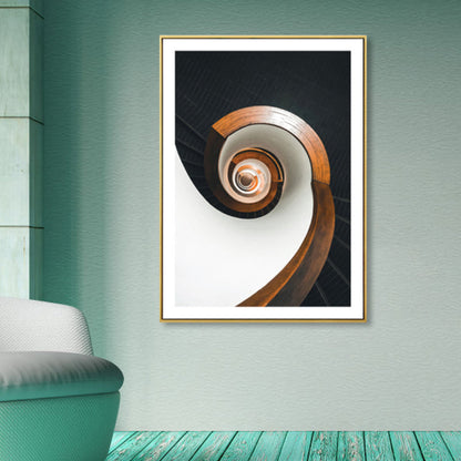 Vivolux | Architektur Innenansicht Leinwandkunst Sanfte Farben zeitgenössische Wanddekoration für Zuhause