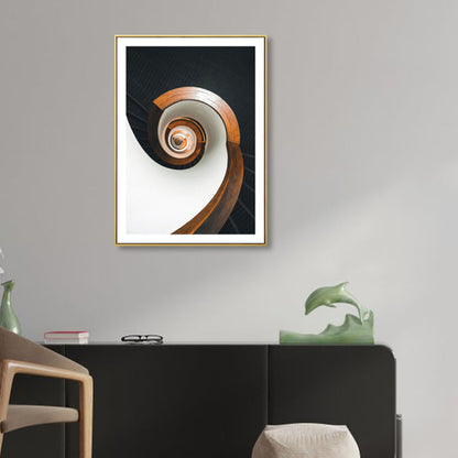 Vivolux | Architektur Innenansicht Leinwandkunst Sanfte Farben zeitgenössische Wanddekoration für Zuhause